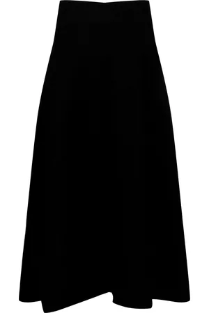 Jil Sander Falda midi asimétrica