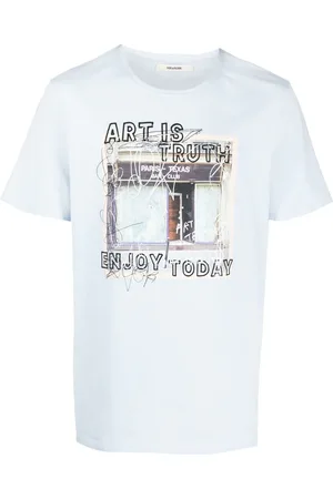 Zadig & Voltaire Playera con estampado gráfico