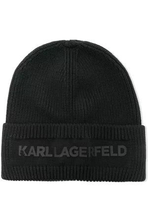 Karl Lagerfeld Boina con logo bordado