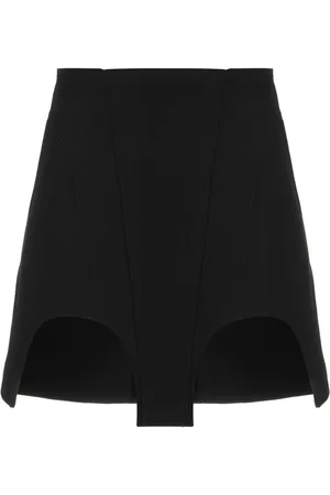 DION LEE Falda corta con doble arco