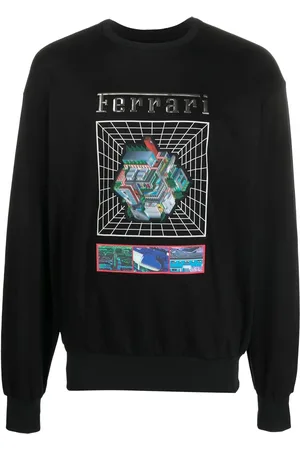 FERRARI Sudadera con estampado gráfico