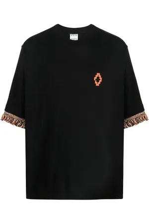 MARCELO BURLON Playera con ribete de fleco