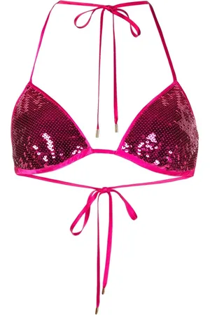 Tom Ford Bralette con lentejuelas y cuello halter