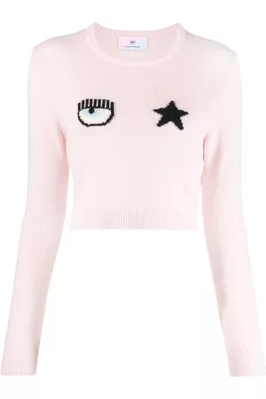 Chiara Ferragni Suéter tejido con logo bordado