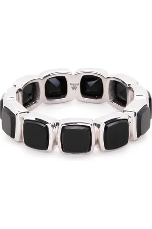 TOM WOOD Anillo Cushion de ónix
