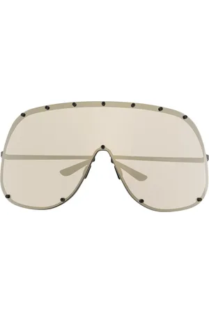 Rick Owens Lentes de solcon armazón oversize