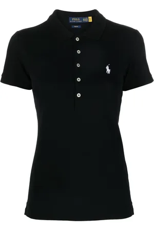 Ralph Lauren Playera tipo polo con logo bordado