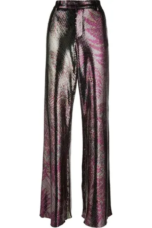 Etro Pantalones palazzo con micro placas