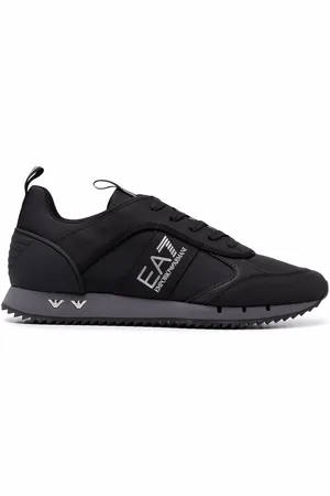 EA7 Logo-print low-top sneakers