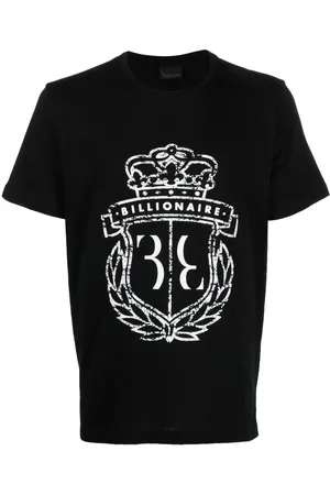 BILLIONAIRE Playera con logo estampado