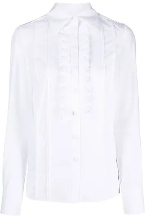 Erdem Camisa manga larga con volantes