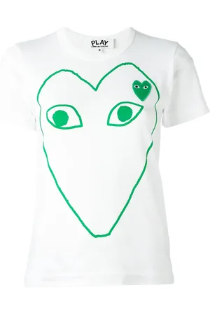 Comme des Garçons Playera con estampado del logo trazado