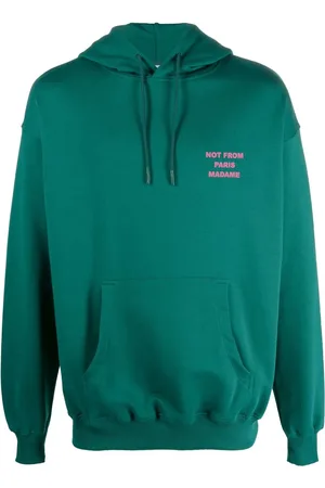 Drôle de Monsieur Hoodie con eslogan bordado