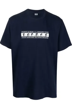 Sporty & Rich Playera manga corta con logo estampado