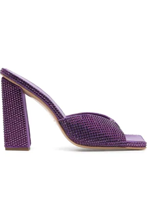 Gia Borghini Mules con detalles de cristal