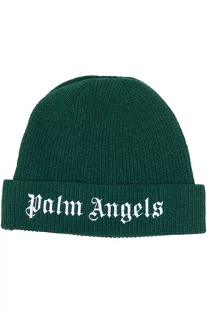 Palm Angels Gorros - Gorro con logo bordado