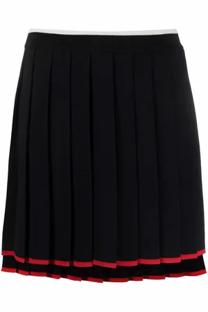 Thom Browne Falda corta con detalles rasgados