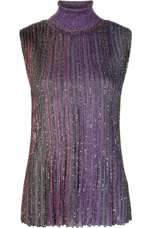 Missoni Camiseta con hilo metalizado