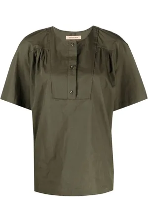 YVES SALOMON Playera con botones