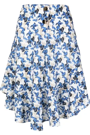 Bambah Falda asimétrica con estampado floral