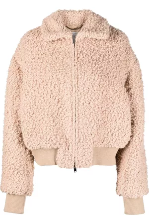 Stella McCartney Chamarra bomber corta texturizada
