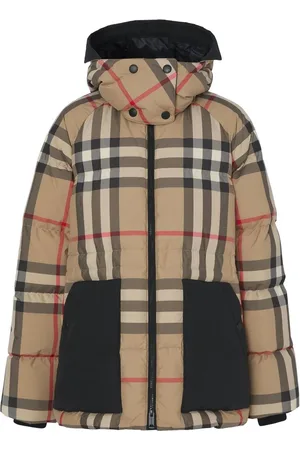 Burberry Chamarra capitonada con motivo Vintage Check