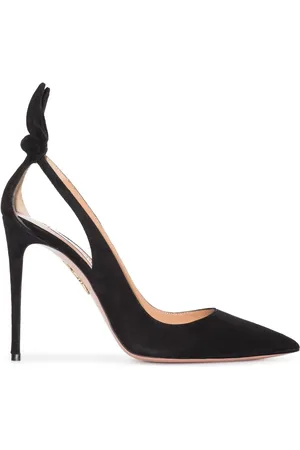 Aquazzura Zapatillas Bow Tie con tacón de 105mm
