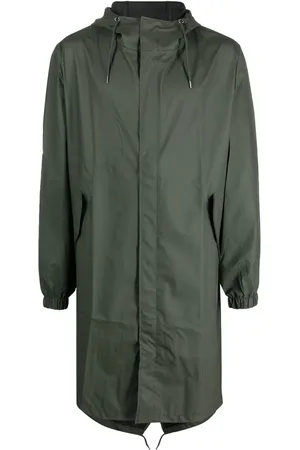 Rains Impermeable con capucha y cordones