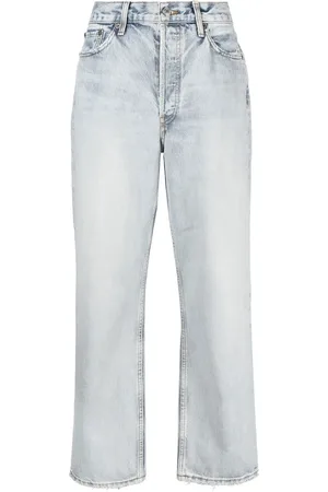 RE/DONE Jeans rectos con bolsillos