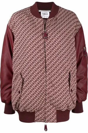 Stella McCartney Chamarra bomber con logo de jacquard