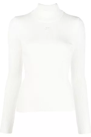 Courrèges Suéter de canalé Reedition