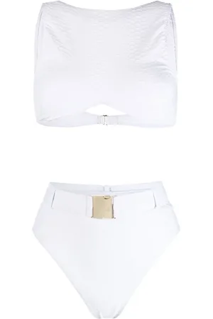 Noire Swimwear Bikini con tiro alto con cinturón
