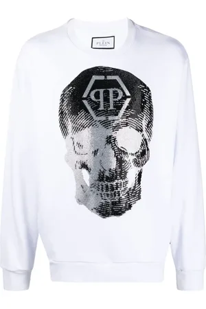 Philipp Plein Sudadera con motivo Skull