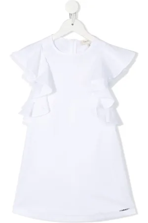 Twin-Set Vestido con ribete de volantes