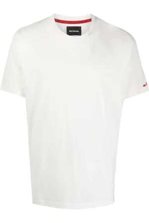Kiton Playera con logo bordado