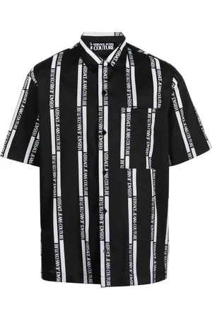 VERSACE Camisa manga corta con logo estampado