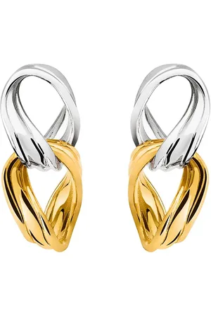TANE México 1942 Aretes Lola en oro vermeil amarillo de 23kt y plata de ley