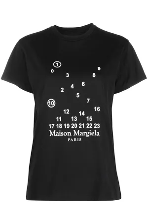 Maison Margiela Playera con motivo de números