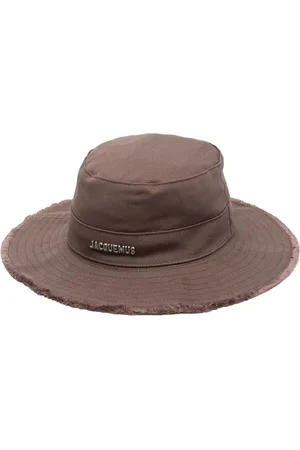Jacquemus Sombrero con bordes sin rematar