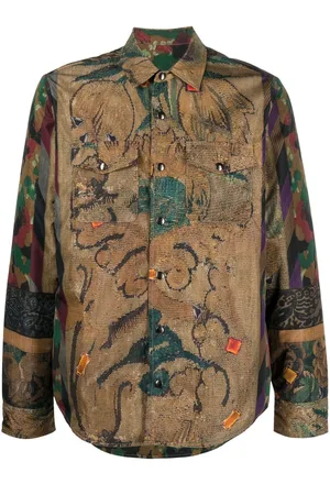 PIERRE-LOUIS MASCIA Sobrecamisa con estampados