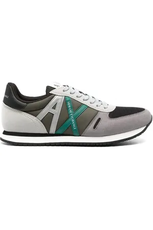 Armani Exchange Tenis con agujetas logo
