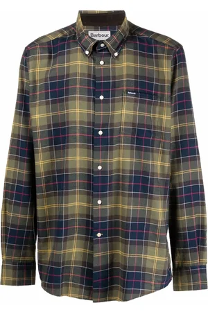 Barbour Camisa con estampado de cuadros