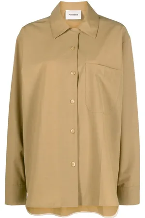 Nanushka Sobrecamisa con cuello