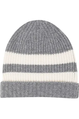 Cashmere In Love Gorro con rayas estampadas