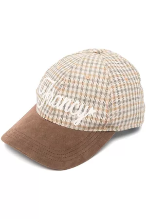 Golden Goose Gorra a cuadros con logo