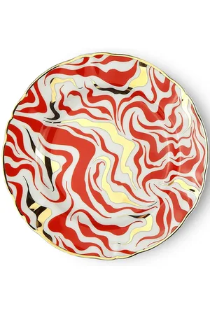 BITOSSI Set de cuatro platos para postre Tempesta