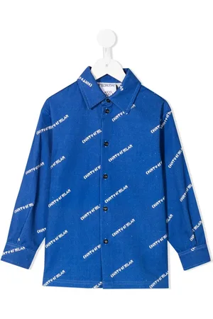MARCELO BURLON Camisa con botones y logo