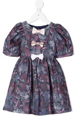 HUCKLEBONES LONDON Vestido con estampado floral y mangas farol