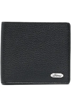 BRIONI Cartera con placa del logo