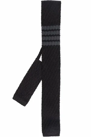 Thom Browne Corbata con motivo 4-Bar